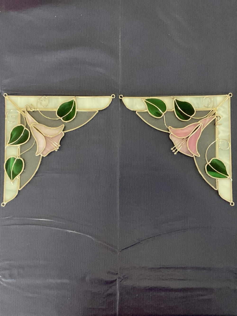 Stained Glass Window or Door Corner Panels